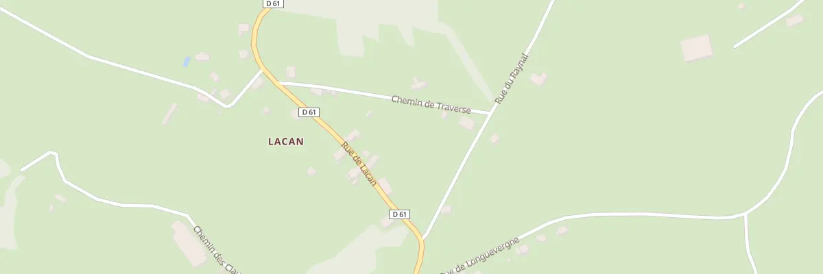 Plan du 6035 Lacan à Arnac