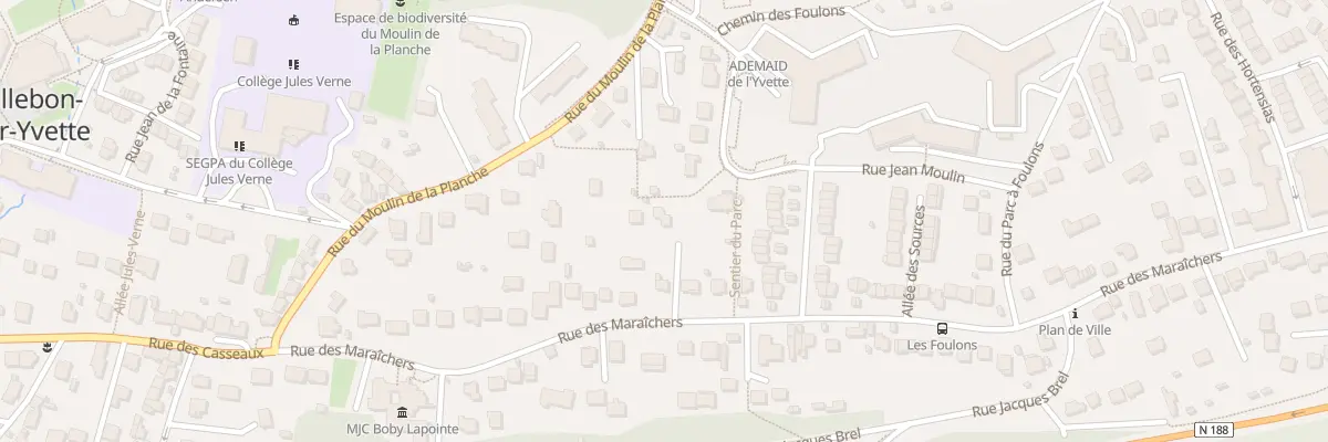 Plan du 29B Rue des Maraichers à Villebon-sur-Yvette
