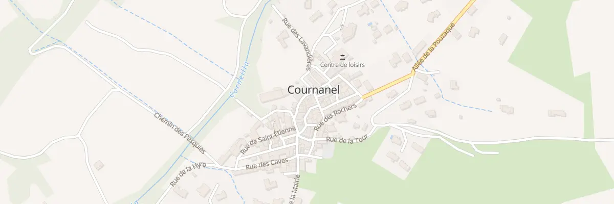 Plan du 10 Pl des Fontaines à Cournanel