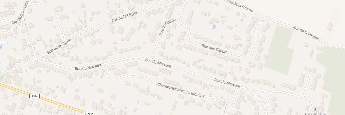 Plan du 35 Rue du Morvant à Châteauneuf-sur-Loire