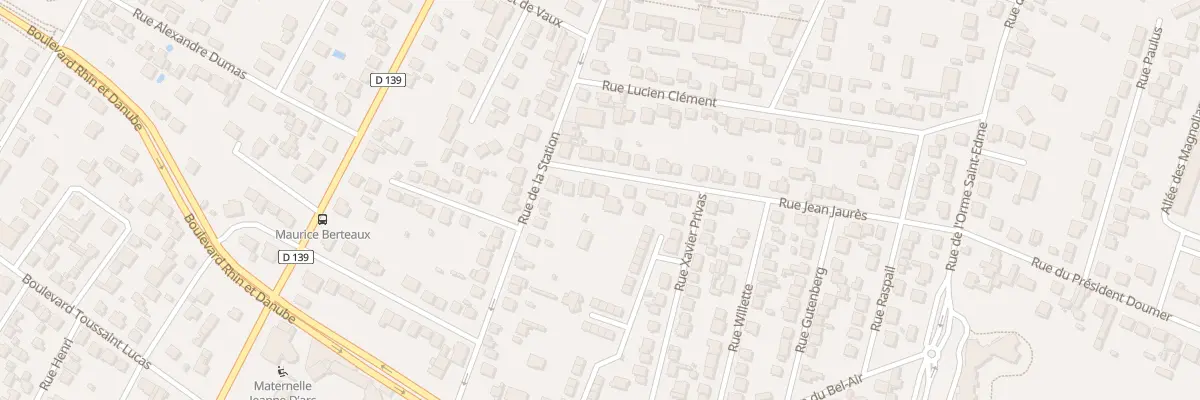 Plan du 8 Rue Jean Jaures à Franconville