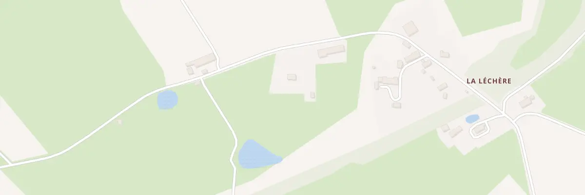 Plan du 8 La Léchère à Boussac-Bourg