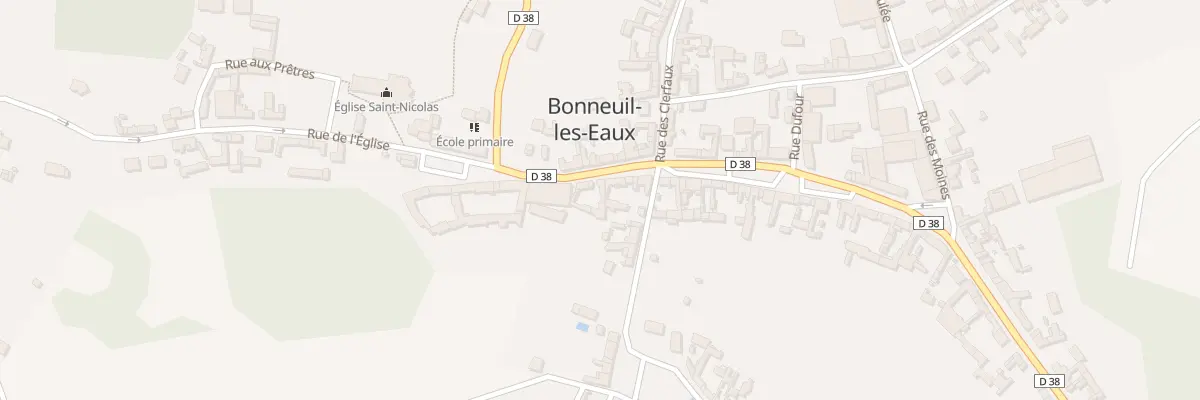 Plan du 6 Rue du Huit Mai 1945 à Bonneuil-les-Eaux