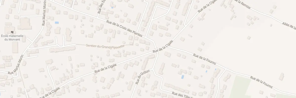 Plan du 59 Rue de la Cigale à Châteauneuf-sur-Loire