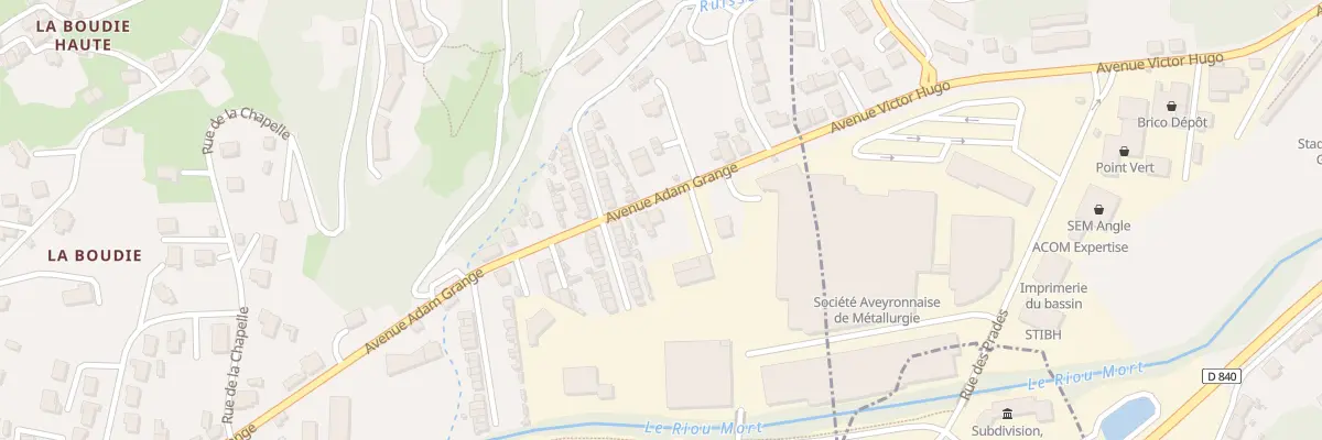 Plan du 47B Av Adam Grange à Viviez
