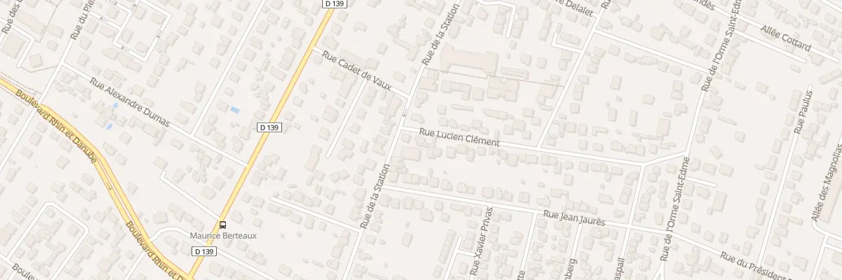 Plan du 2 Rue Lucien Clément à Franconville