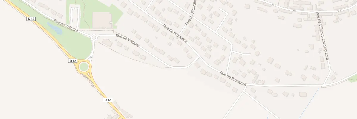 Plan du 27 Rue Voltaire à Frocourt