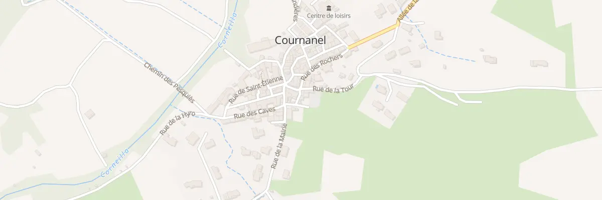 Plan du 4 Rue de la Bourdounade à Cournanel