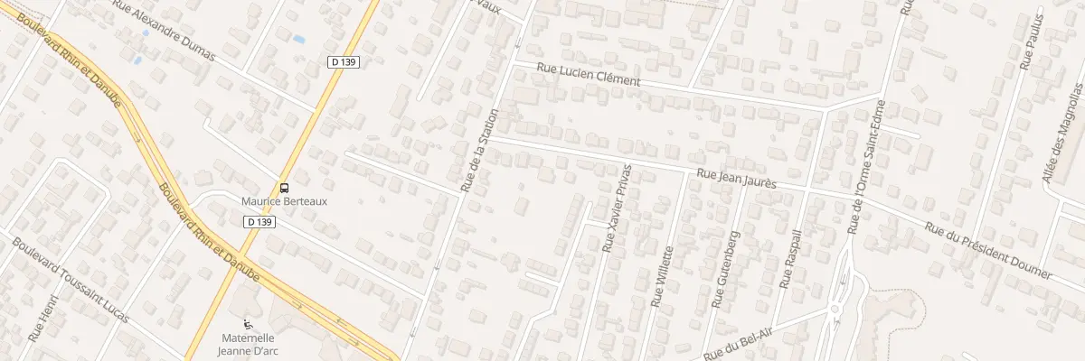 Plan du 10 Rue Jean Jaures à Franconville