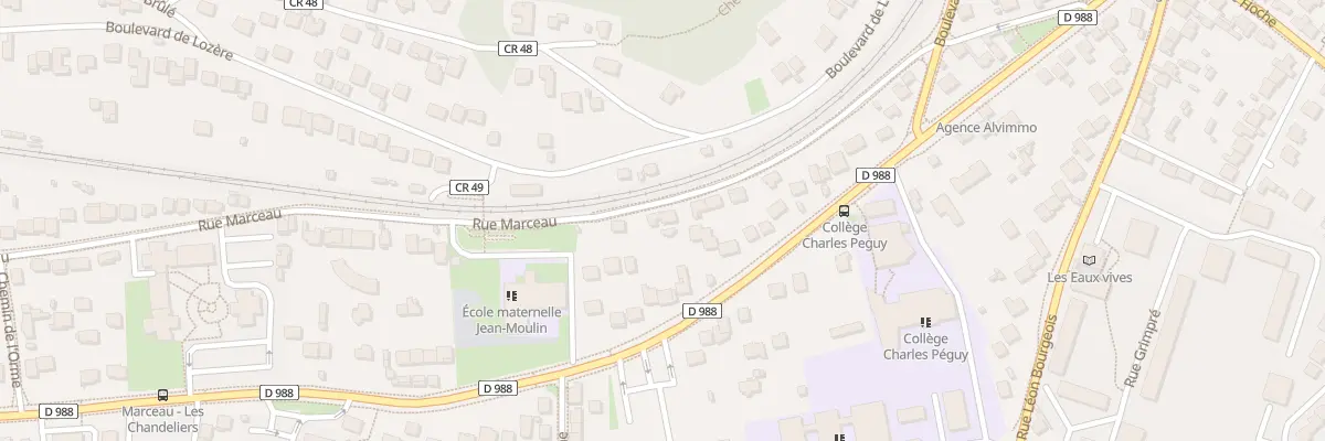 Plan du 33 Rue Marceau à Palaiseau