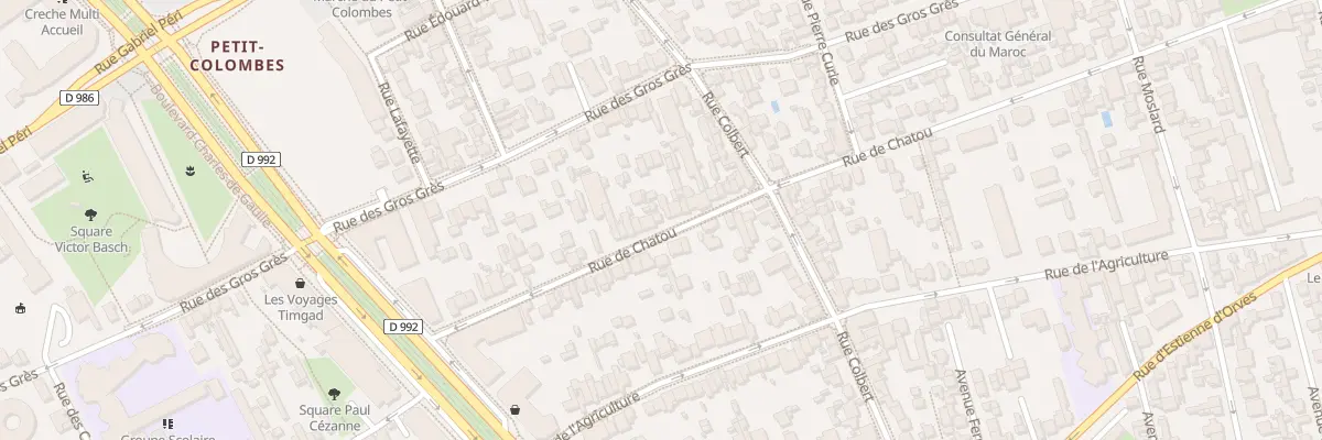 Plan du 134B Rue de Chatou à Colombes