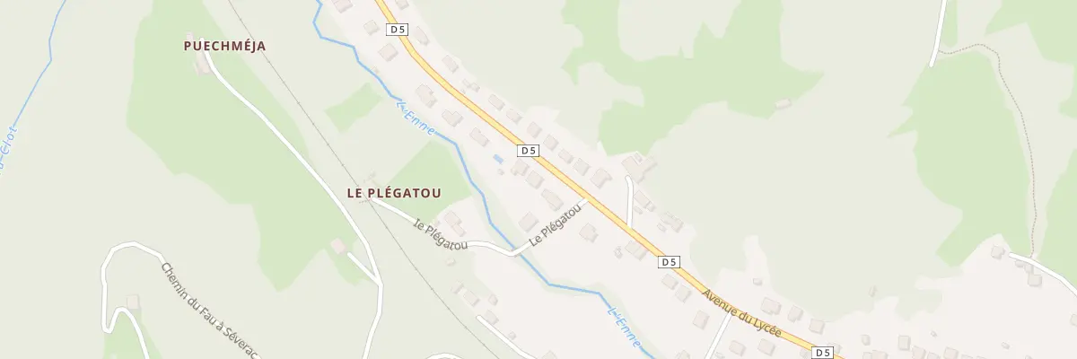 Plan du 73 Av du Lycée à Aubin
