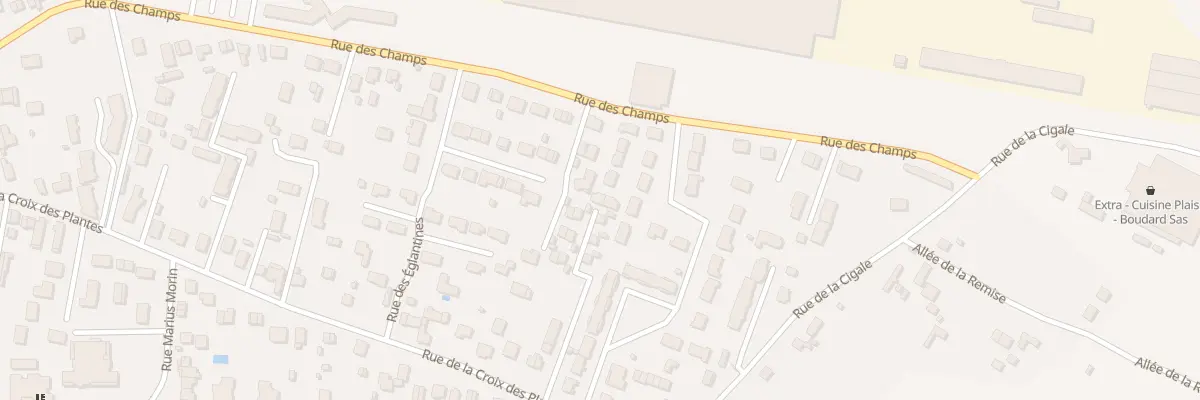 Plan du 76B Rue des Champs à Châteauneuf-sur-Loire