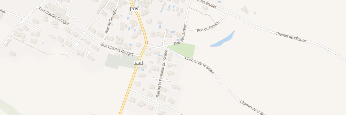 Plan du 1 Rue de la Fon du Vicaire à La Cassaigne