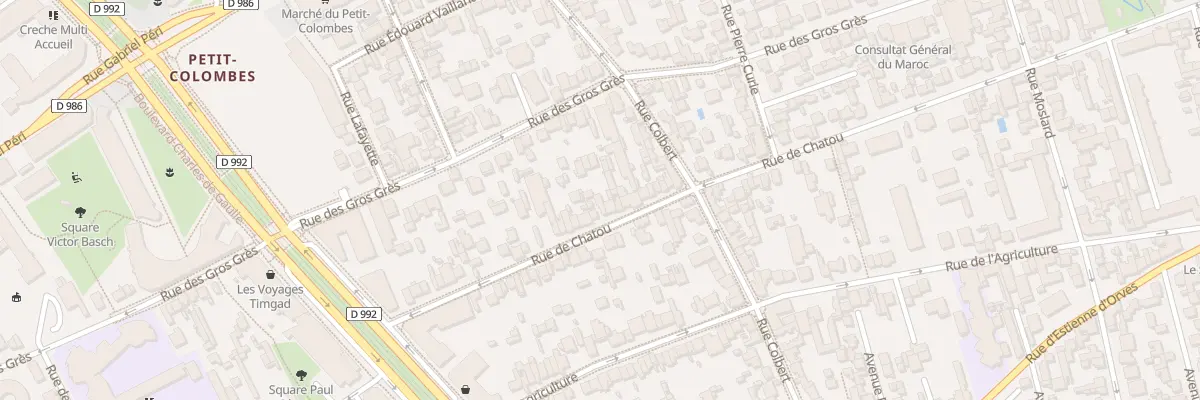 Plan du 132B Rue de Chatou à Colombes