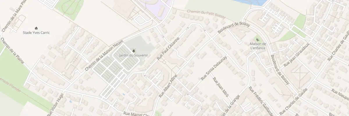 Plan du 4 Mail de la Fontaine Martin au Plessis-Bouchard