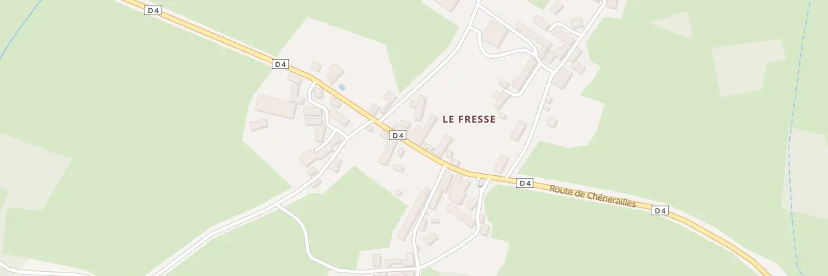 Plan du 38 Fresse à Peyrat-la-Nonière