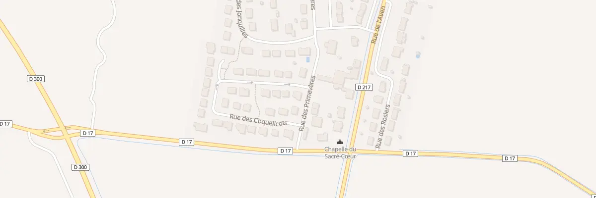 Plan du 32 Rue des Coquelicots à Craywick