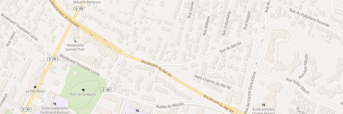 Plan du 3 Rue Xavier Privas à Franconville