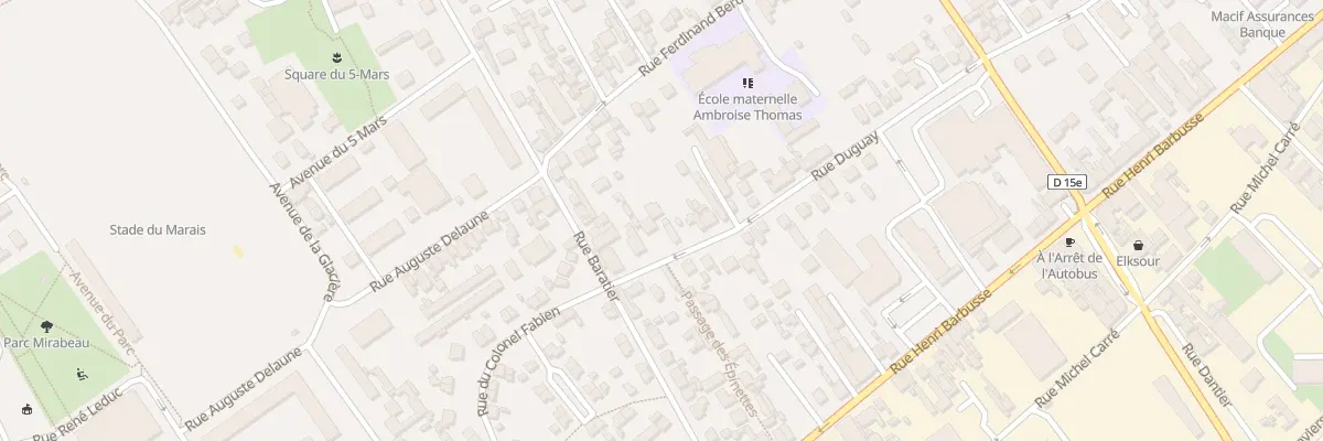 Plan du 110 Rue Duguay à Argenteuil