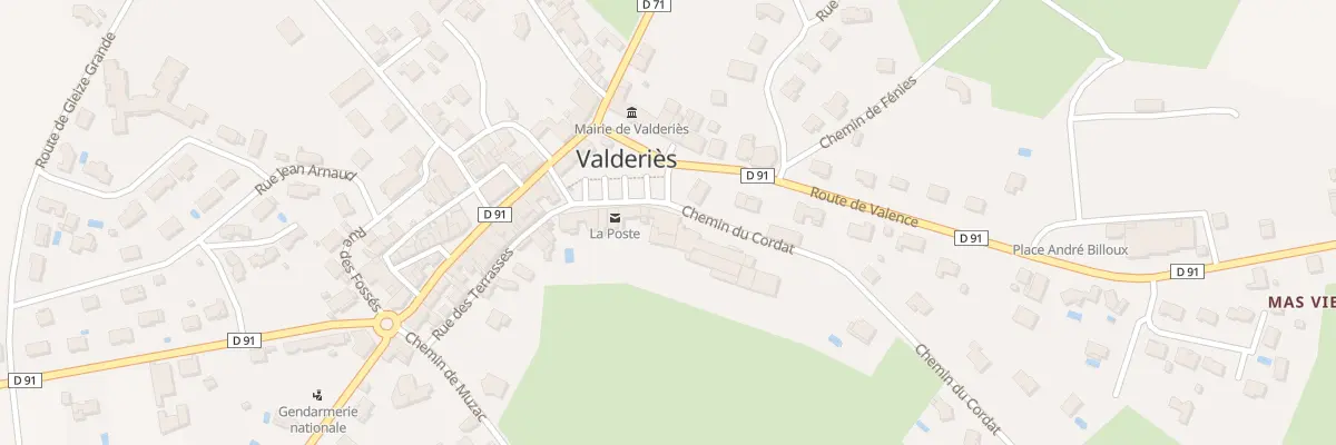 Plan du 12 Pl de la Mairie à Valderiès