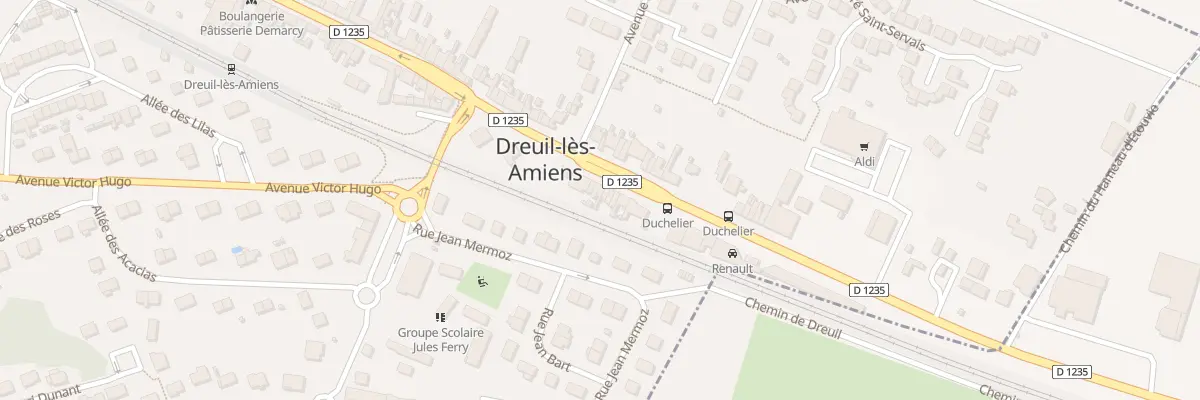 Plan du 303 Av Louis Pasteur à Dreuil-lès-Amiens