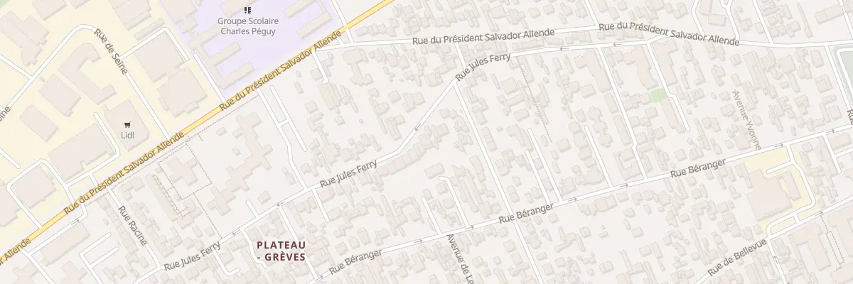 Plan du 97 Rue Jules Ferry à Colombes