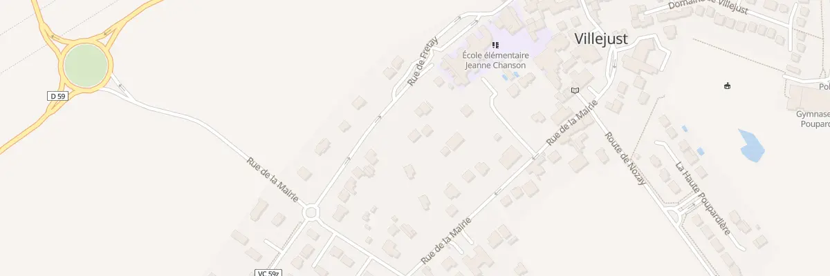 Plan du 25 Rue de fretay à Villejust
