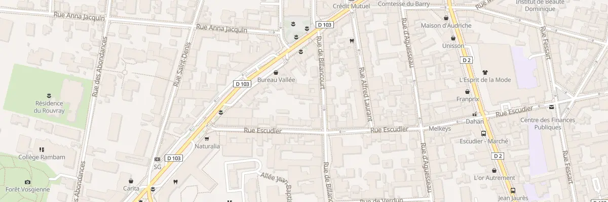 Plan du 8 Rue de Billancourt à Boulogne-Billancourt
