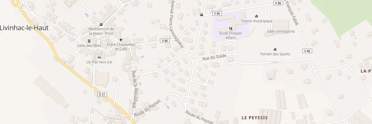 Plan du 14 Rue des Chardonnerets à Livinhac-le-Haut