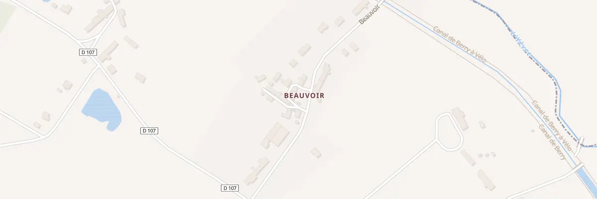 Plan du 11 Village de Beauvoir à Marmagne