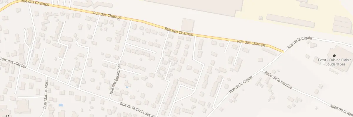 Plan du 76 Rue des Champs à Châteauneuf-sur-Loire