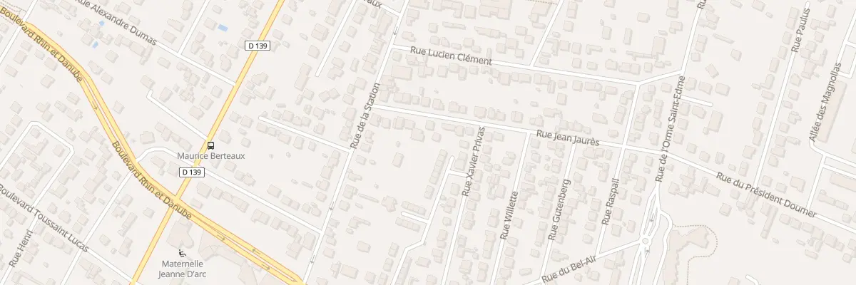 Plan du 14 Rue Jean Jaures à Franconville