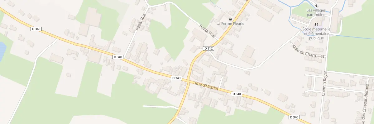 Plan du 3 Rue du Bourg à Boubers-sur-Canche