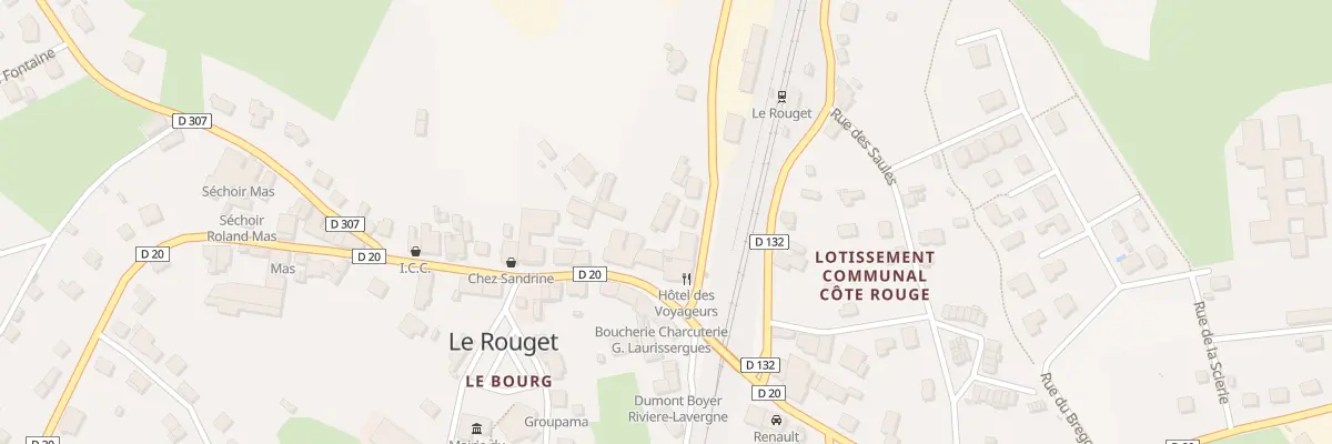 Plan du 3 Rue des 2 Ponts au Rouget-Pers