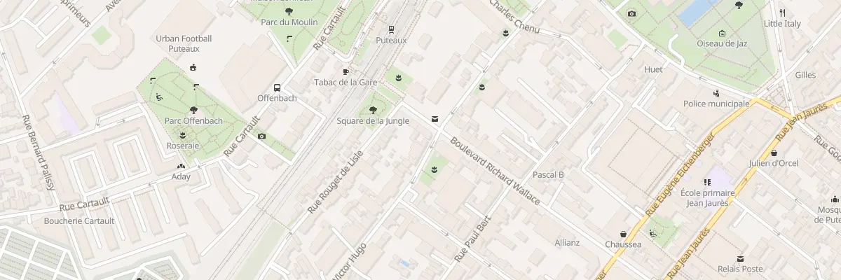 Plan du 75B Rue Victor Hugo à Puteaux