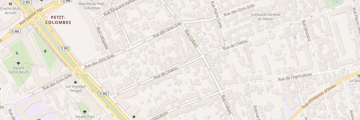 Plan du 130 Rue de Chatou à Colombes