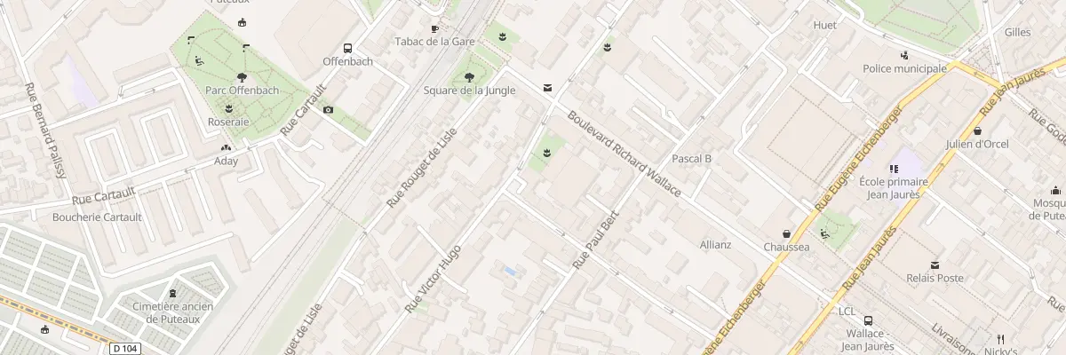 Plan du 42 Rue Victor Hugo à Puteaux
