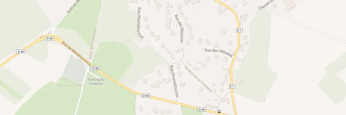 Plan du 17 Rue Dhamelincourt à Villiers-Adam