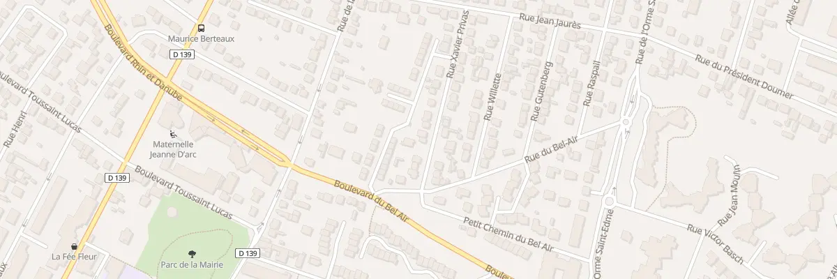 Plan du 13 Rue Xavier Privas à Franconville