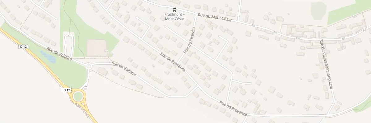 Plan du 2 Rue de Picardie à Bailleul-sur-Thérain