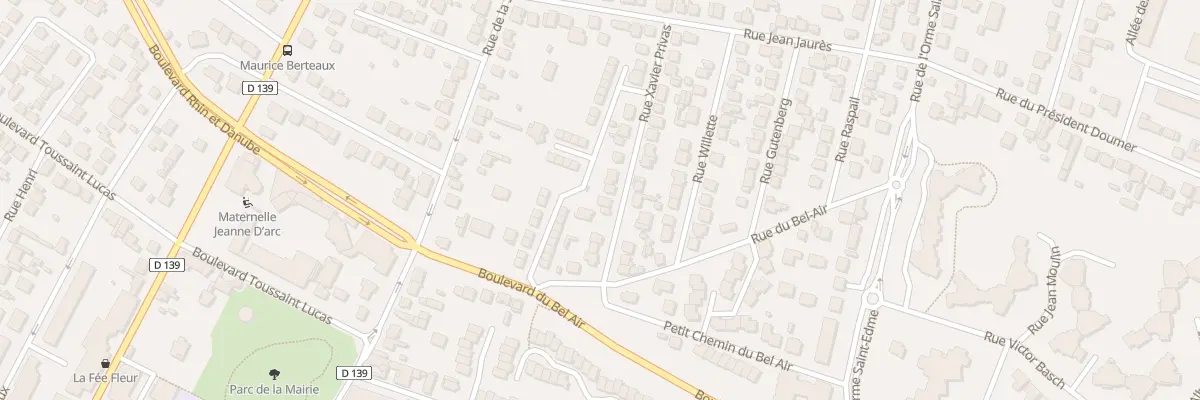 Plan du 15 Rue Xavier Privas à Franconville
