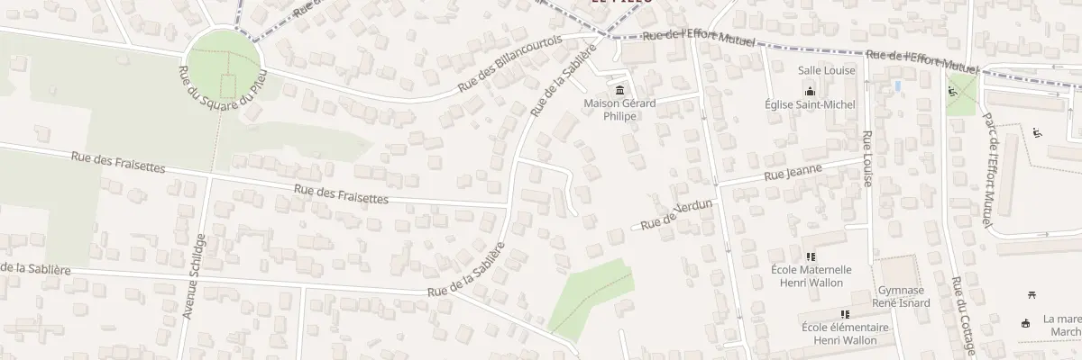 Plan du 17 Rue de la Sablière à Palaiseau