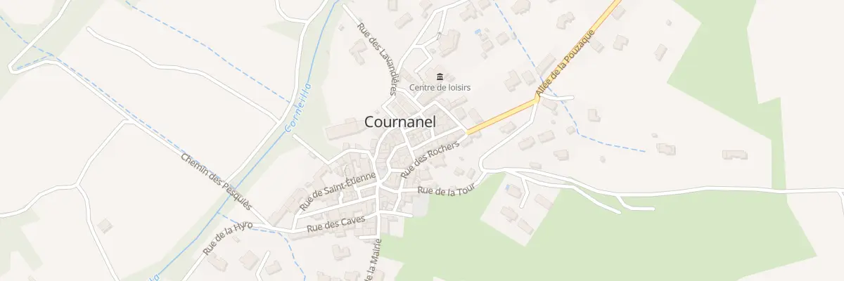 Plan du 5 Rue des Fleurs à Cournanel
