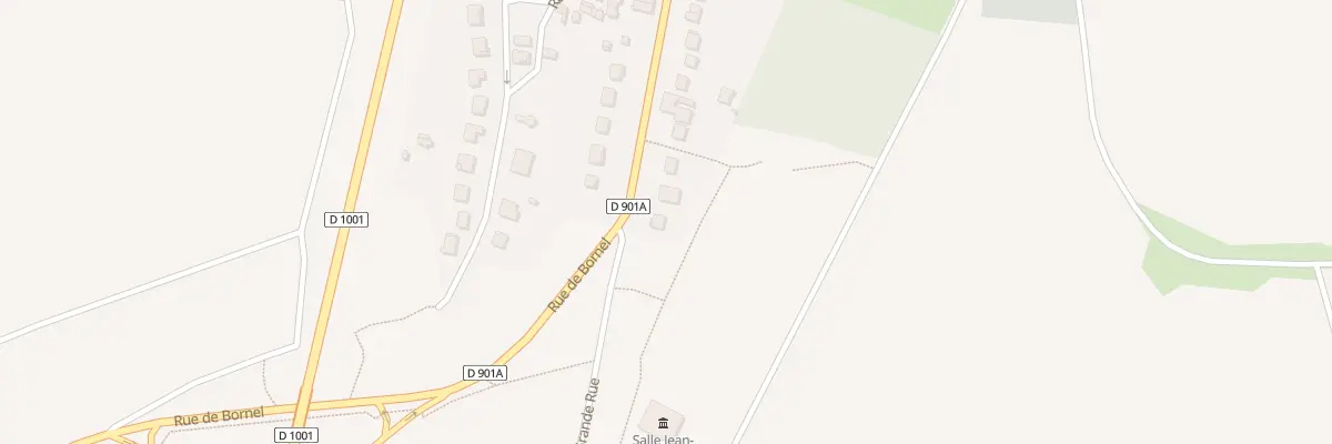 Plan du 2 Rue Grande Rue à Puiseux-le-Hauberger