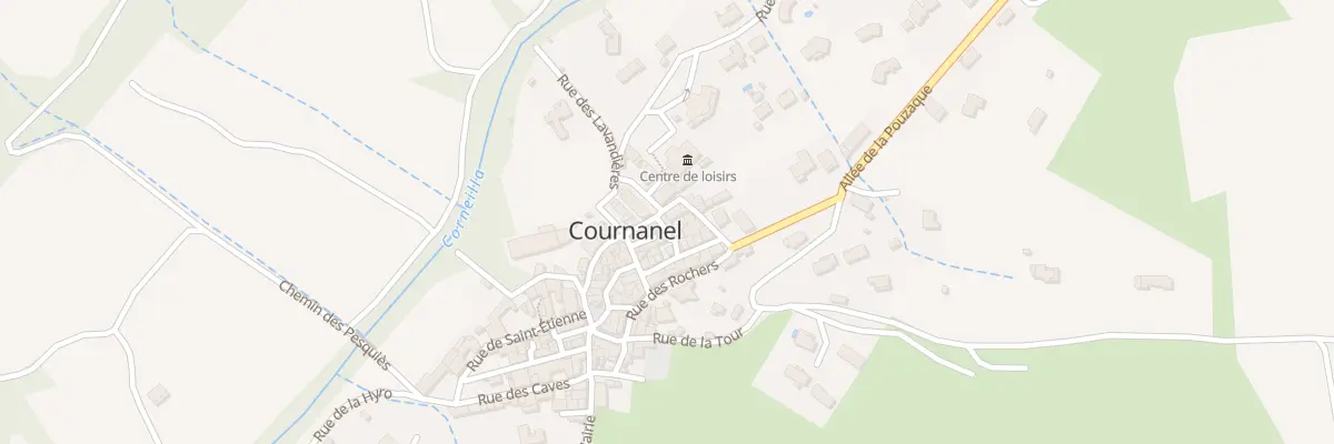 Plan du 2 Rue d’Al Treille à Cournanel