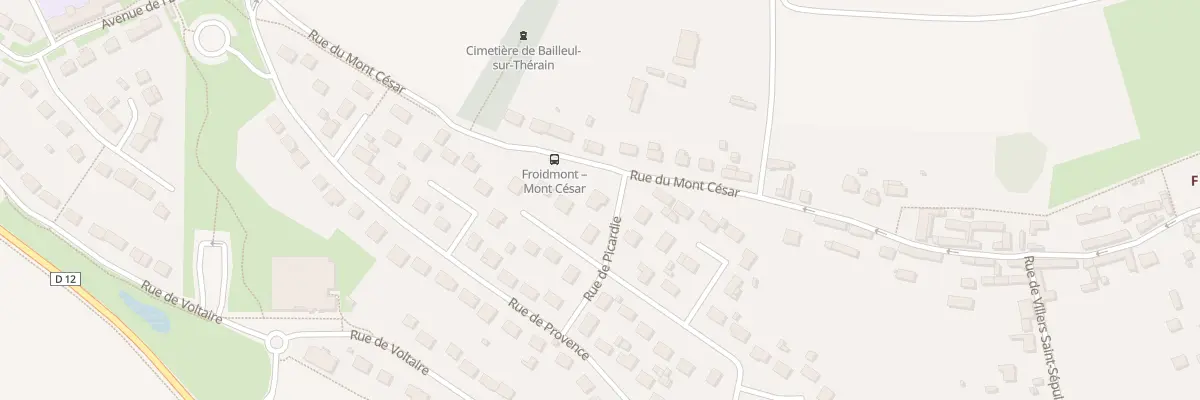 Plan du 7 Rue de Picardie à Bailleul-sur-Thérain