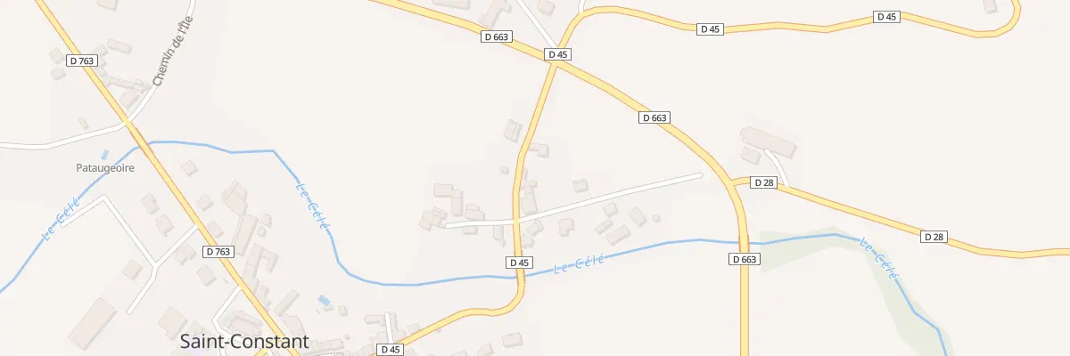 Plan du 10 Pl du Pont de Fabre à Saint-Constant-Fournoulès
