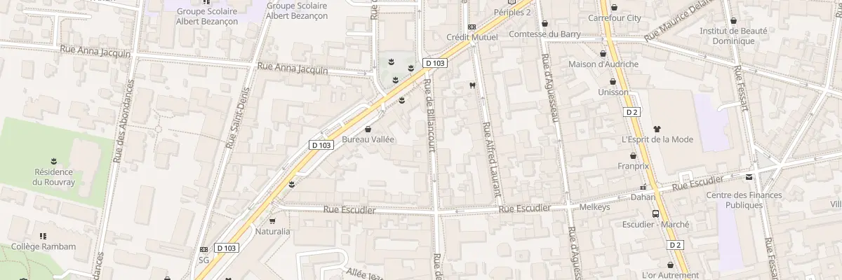 Plan du 4 Rue de Billancourt à Boulogne-Billancourt