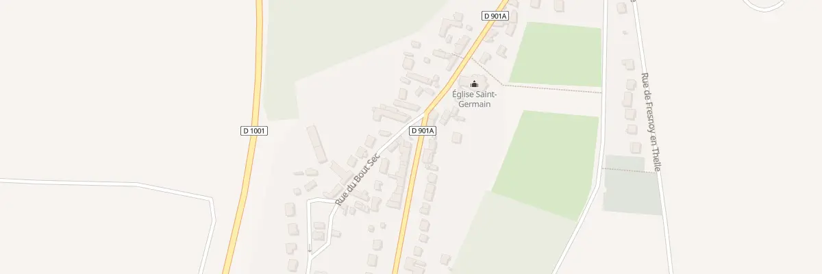 Plan du 11 Grande Rue à Puiseux-le-Hauberger